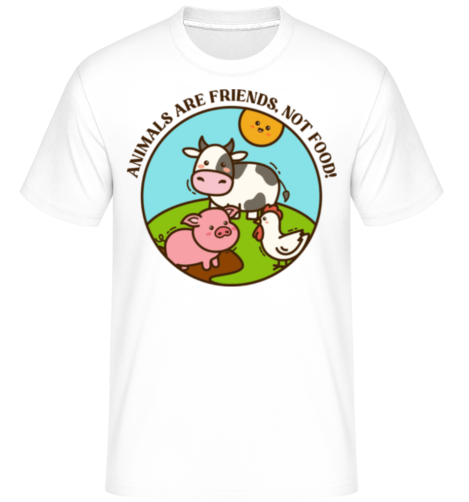 Animals Are Friends Not Food ·  T-Shirt Shirtinator homme