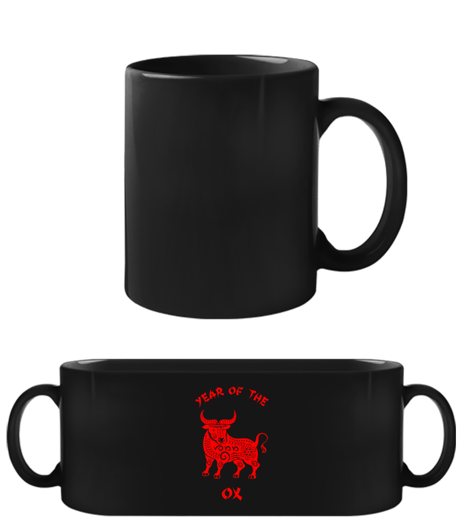 Chinese Zodiac Year Of The Ox · Tasse Noire
