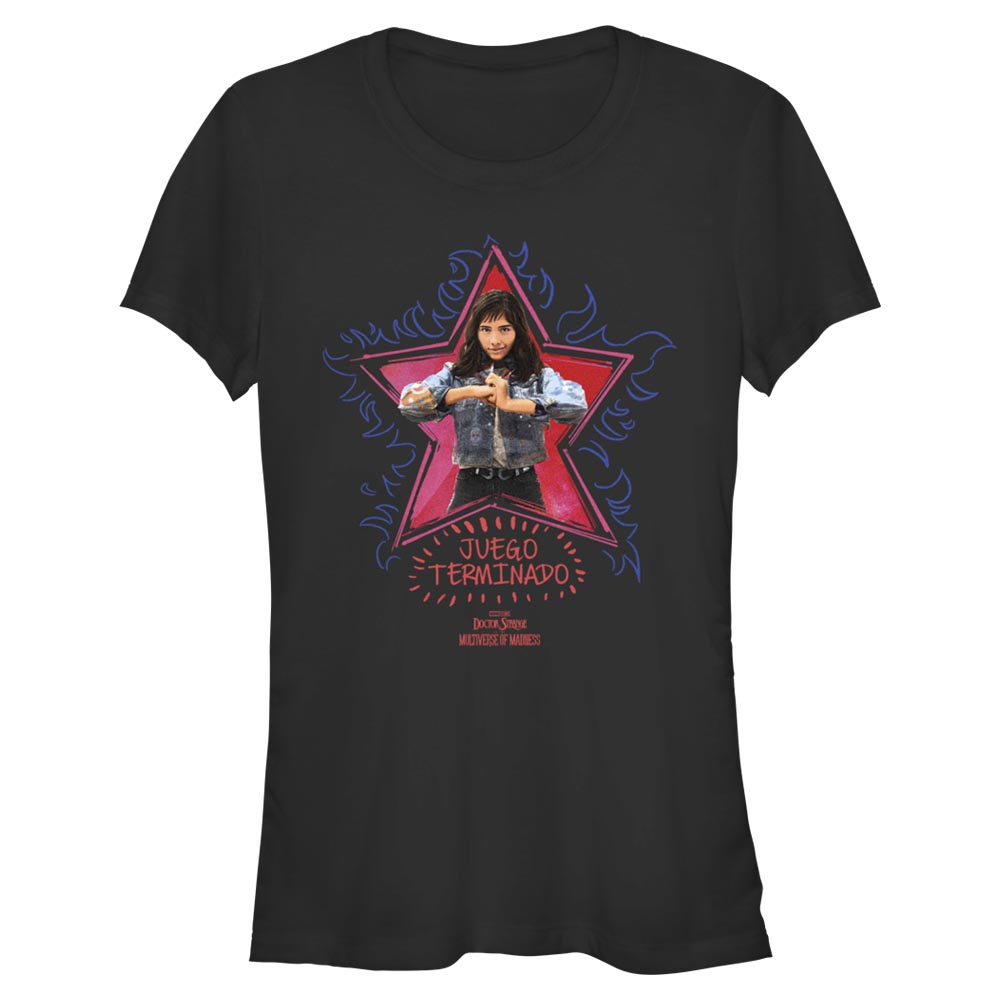 Aperçu: Marvel - Doctor Strange - America Chavez Stars Of Chavez - Femme T-shirt - Noir - Devant