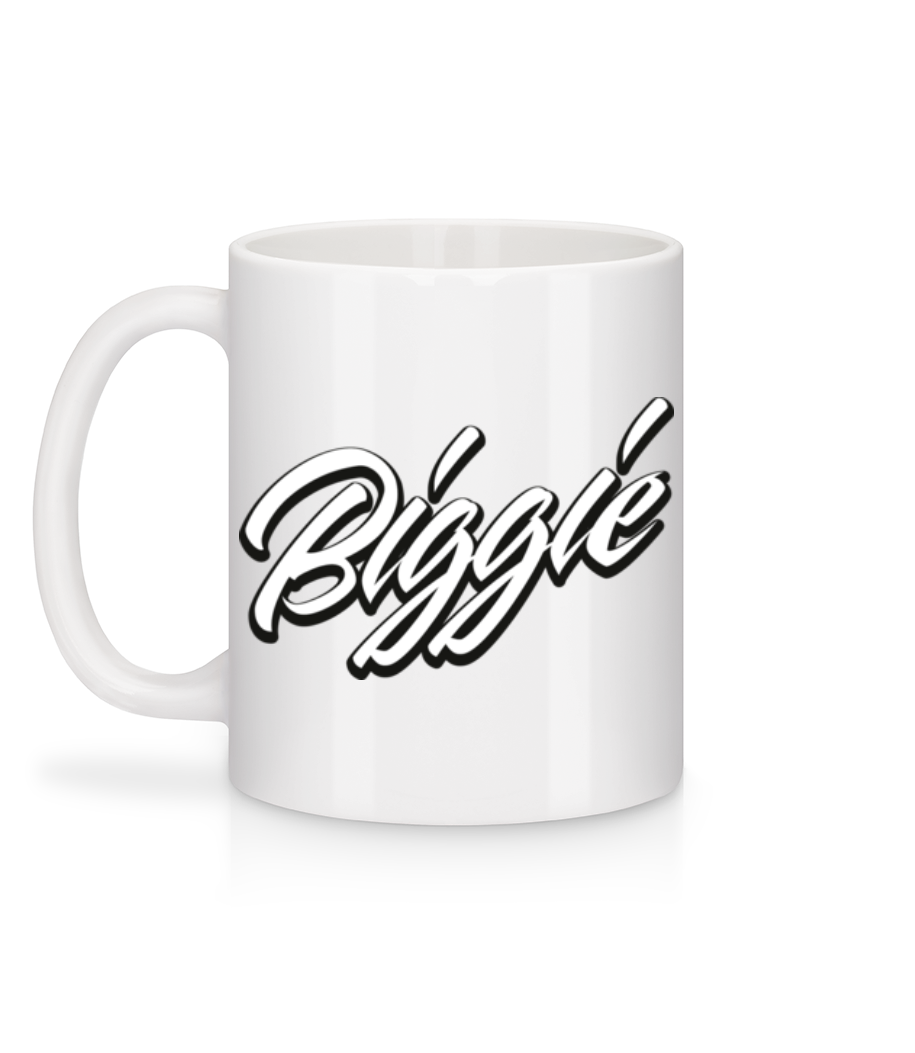 Aperçu: Biggie - Mug en céramique blanc - Blanc - Derrière
