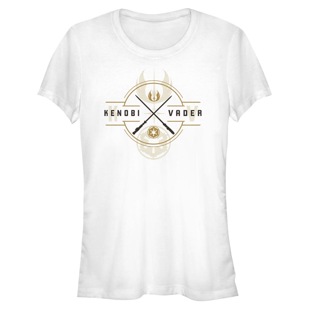 Star Wars - Obi-Wan Kenobi - Obi-Wan Kenobi & Darth Vader Light Saber Crest - Femme T-shirt