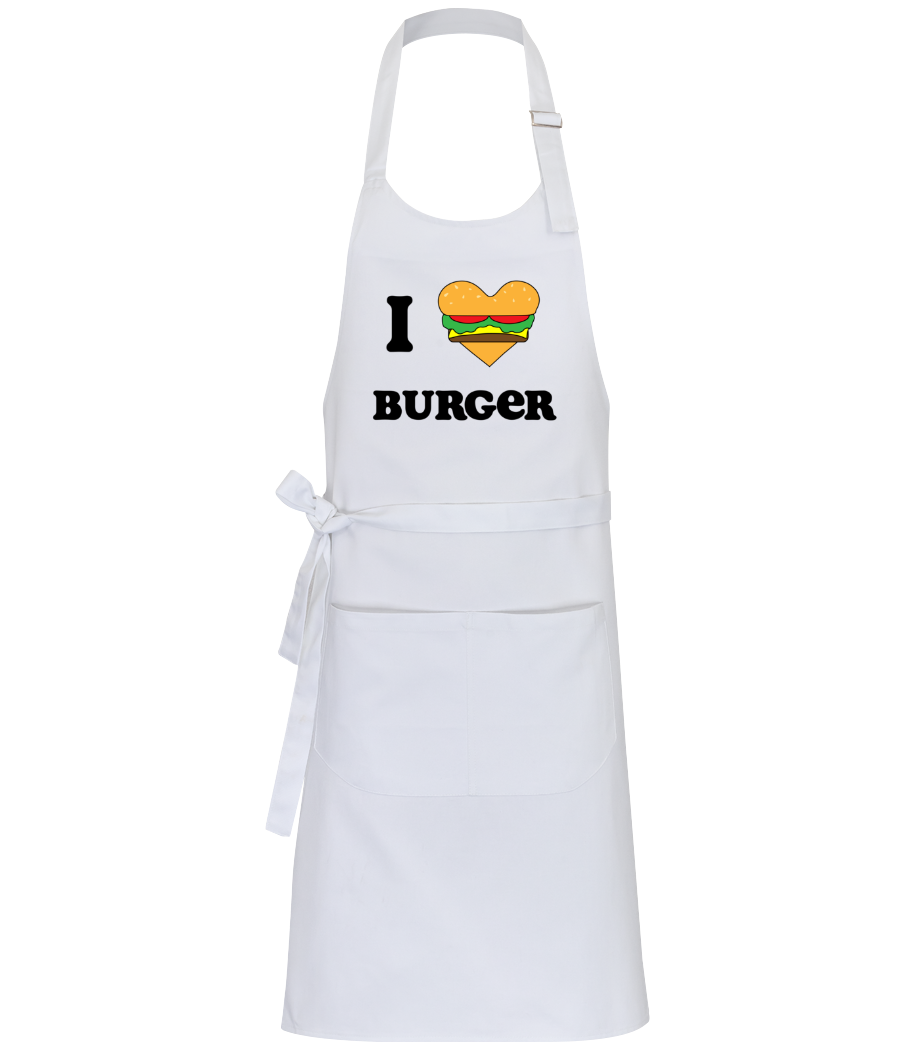 I Love Burger · Tablier professionnel