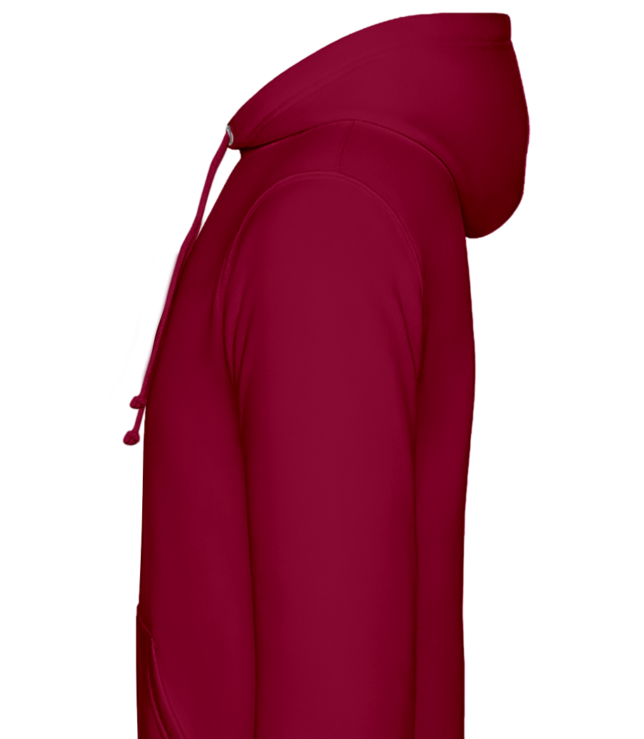 Aperçu: Partner in crime - Sweat à capuche Homme - Bordeaux - Gauche