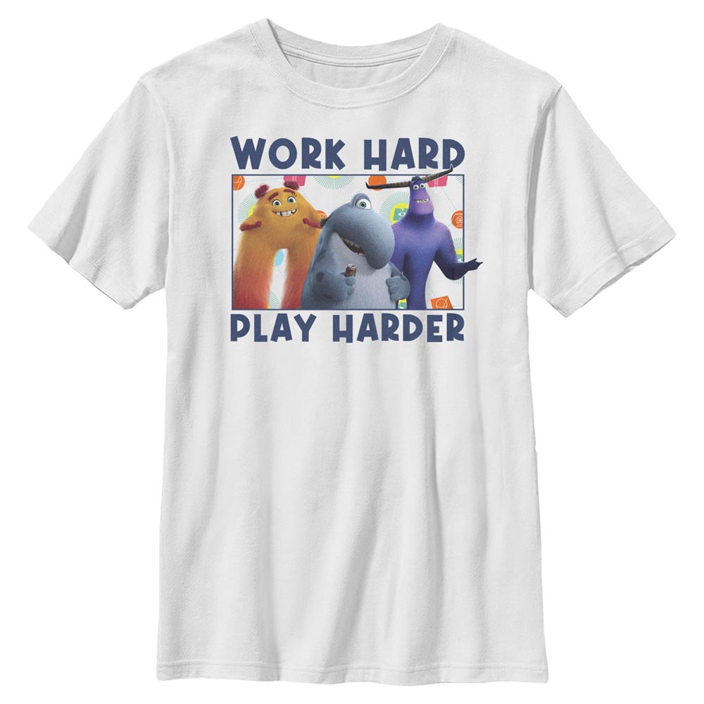 Pixar - Monstres - Photo de groupe Play Hard - Enfant T-shirt
