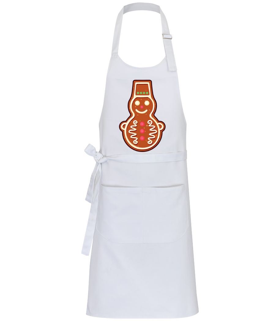Bonhomme De Neige En Pain D'Épic - Tablier professionnel - Blanc - Devant