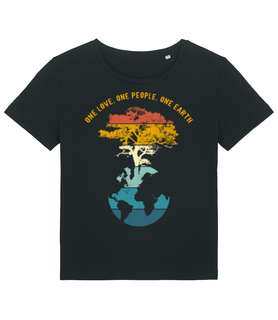 One Love One Earth · T-shirt bio Femme Stanley Stella 2.0