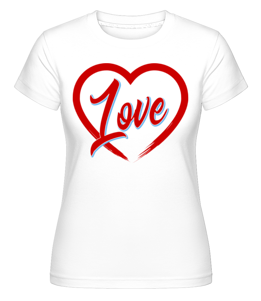Heart Love ·  T-shirt Shirtinator femme