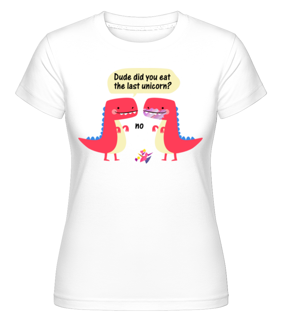 Last Unicorn And Dinosaurs ·  T-shirt Shirtinator femme