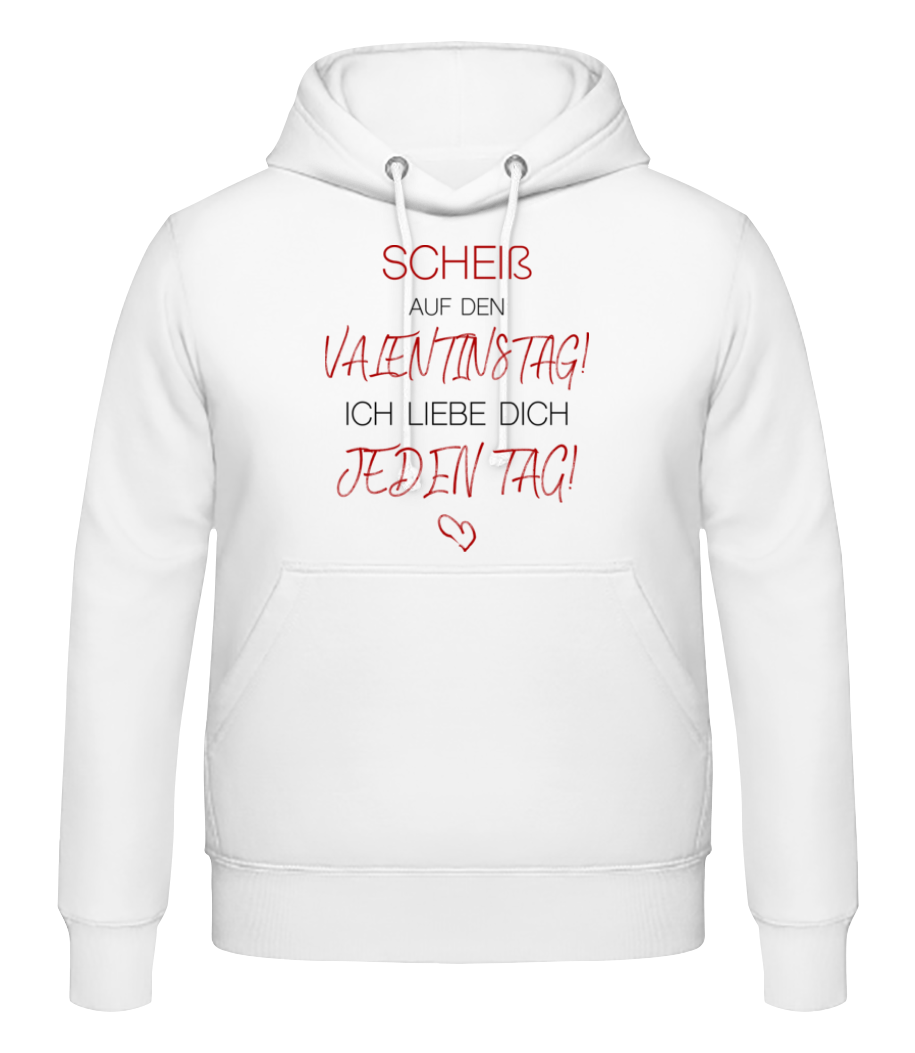 Vorschau: Ich Liebe Dich Jeden Tag - Männer Hoodie - Weiß - Vorne