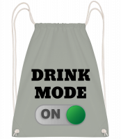 Drink Mode On - Sac à dos Drawstring - Anthracite - Vorn