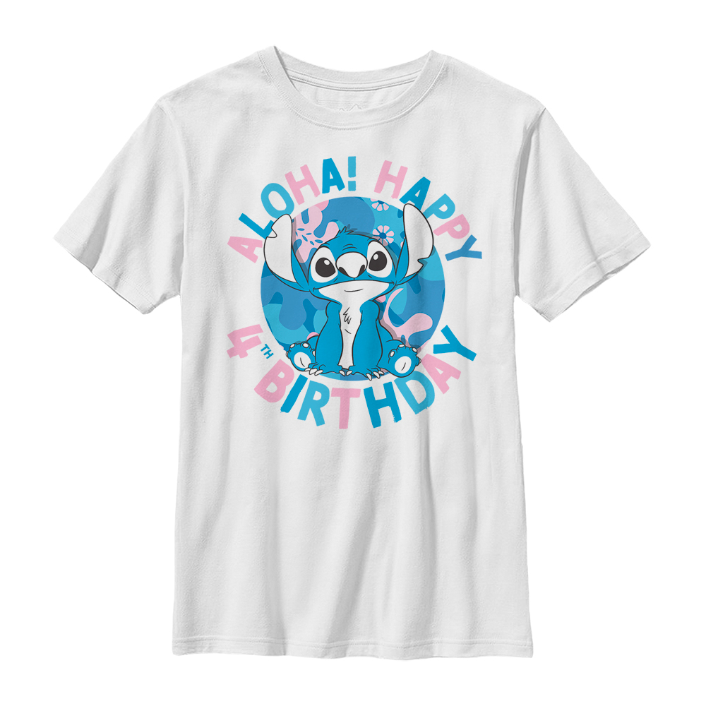 Disney Classics - Lilo & Stitch - Stitch 4th Birthday - Birthday - Enfant T-shirt