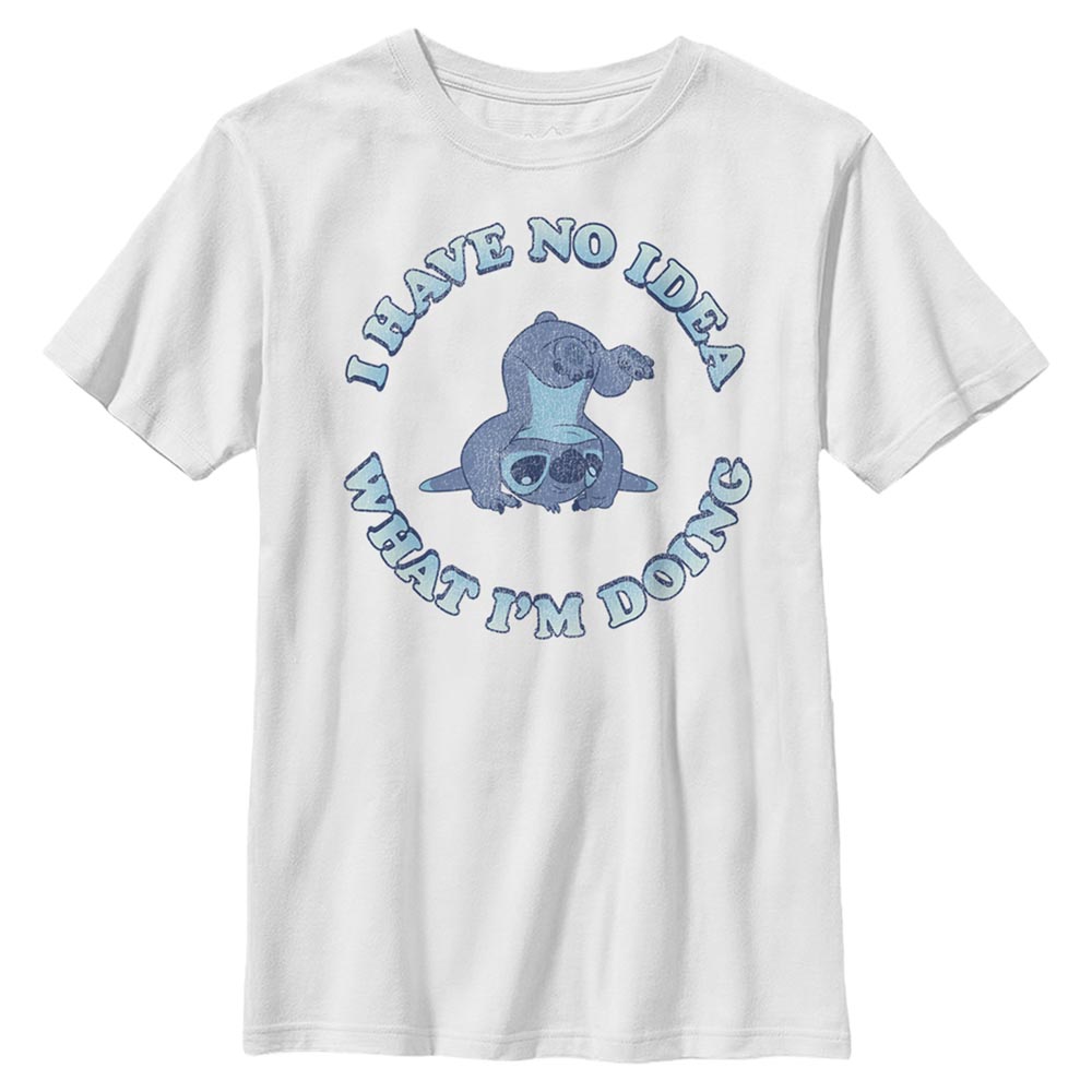 Disney - Lilo & Stitch - Stitch No Idea - Enfant T-shirt