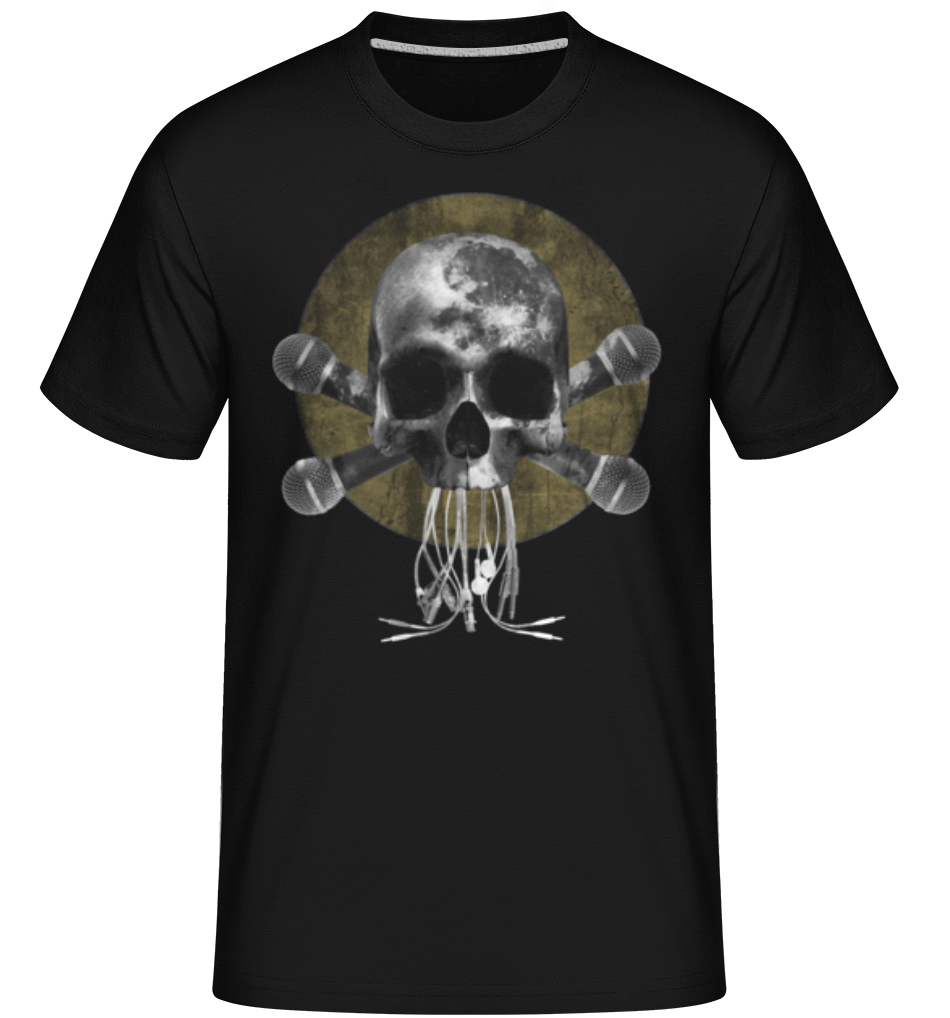 Crâne Avec Microphone ·  T-Shirt Shirtinator homme