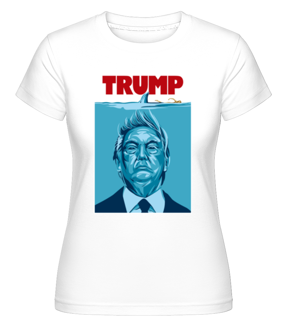Aperçu: Trump -  T-shirt Shirtinator femme - Blanc - Devant