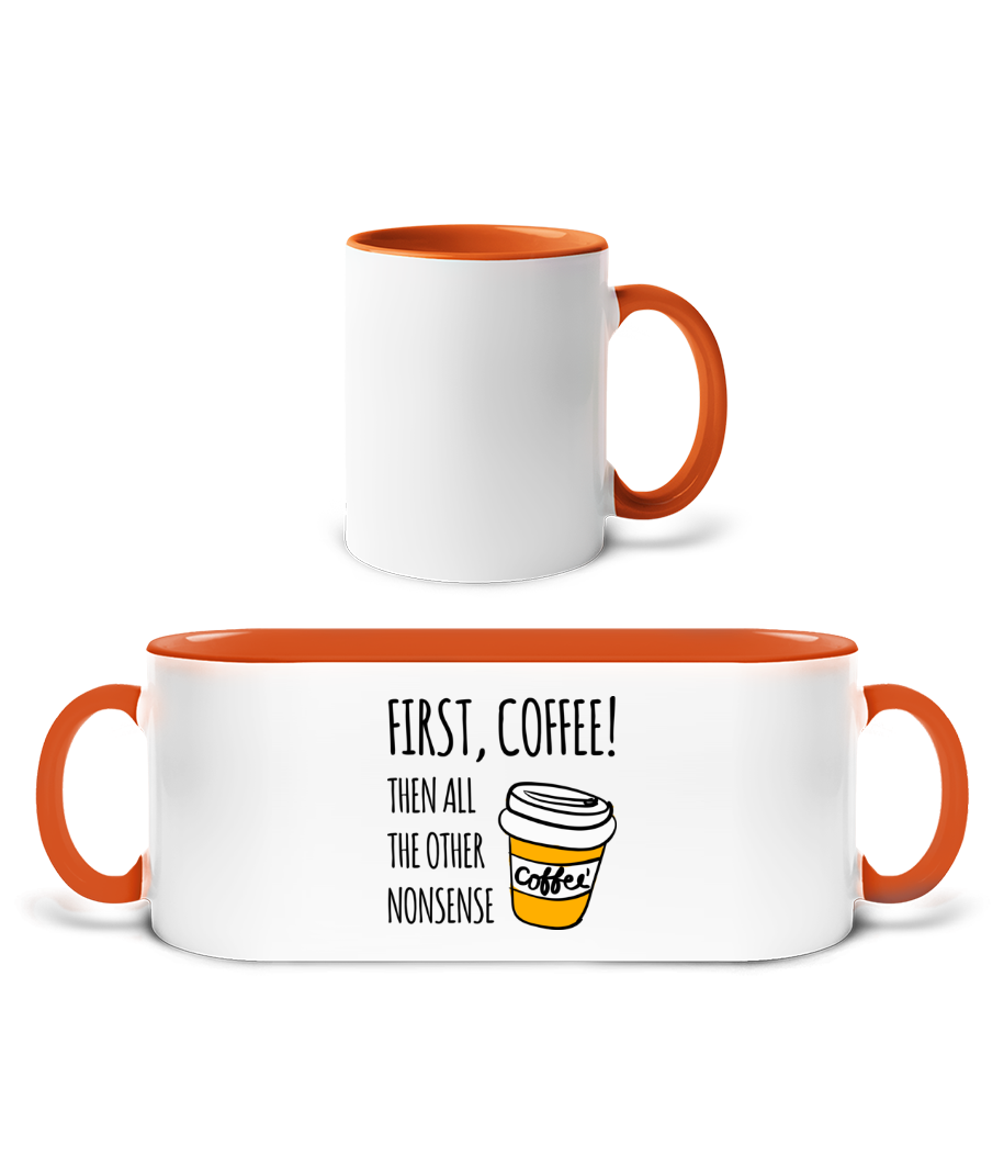 Blanc / Orange