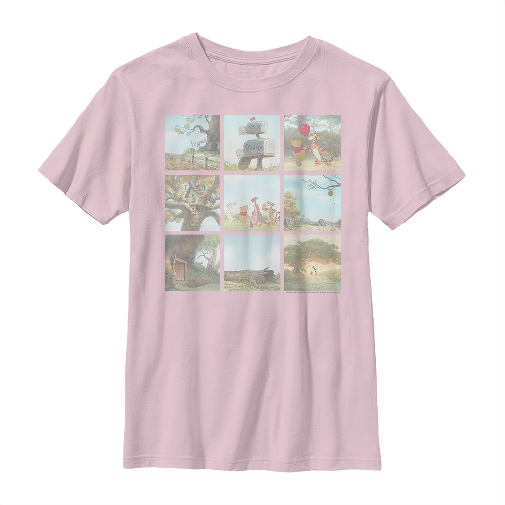 Disney Classics - Winnie l'ourson - Photo de groupe Pooh Scenes - Enfant T-shirt