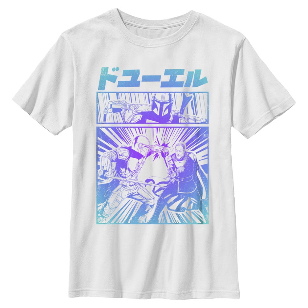 Star Wars - The Mandalorian - Mando & Moff Gideon The Duel - Enfant T-shirt