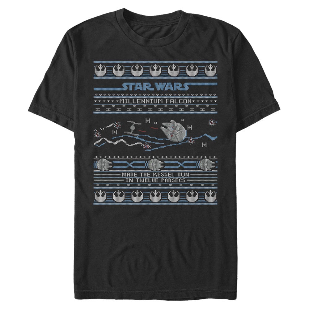 Star Wars - Faucon Milenium Falcon Attack Ugly Sweater - Christmas - Homme T-shirt