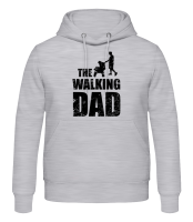 The Walking Dad - Men's Hoodie - Heather grey - Front The Walking Dad - Men's Hoodie - Heather grey - Front