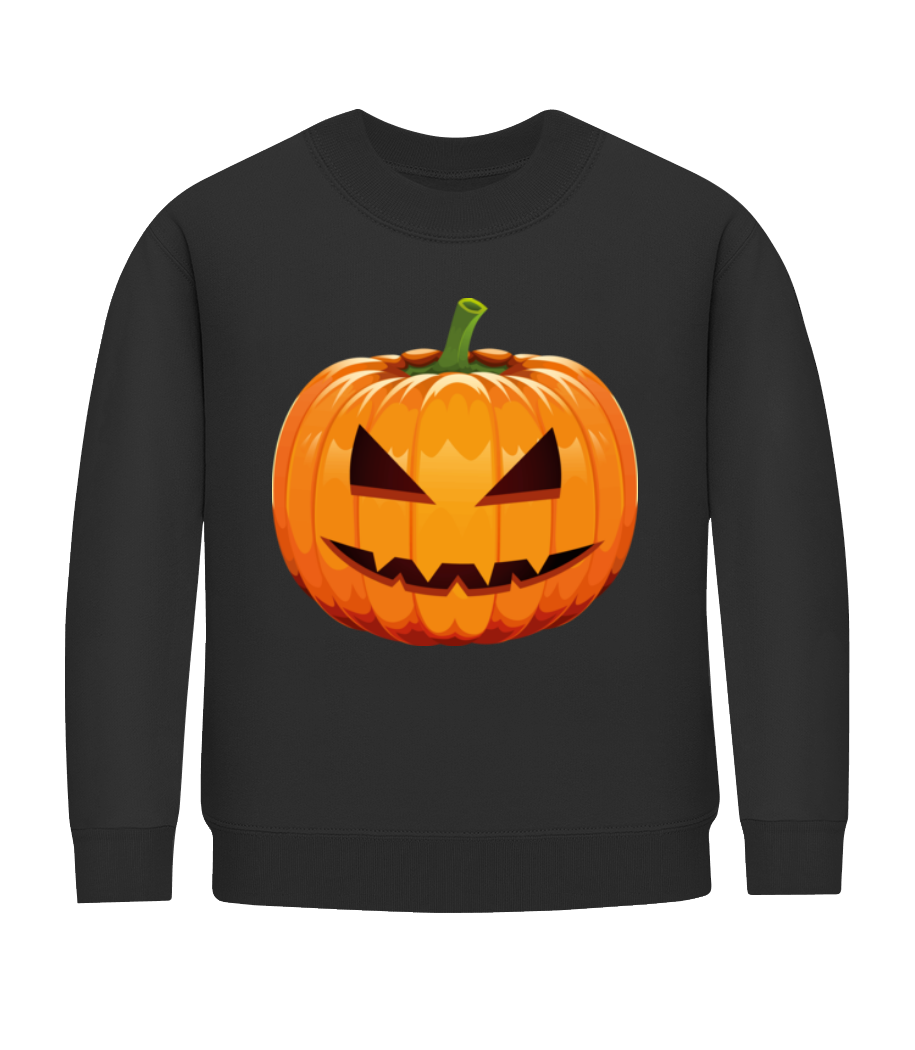 Citrouille Grimaçante · Sweatshirt Enfant
