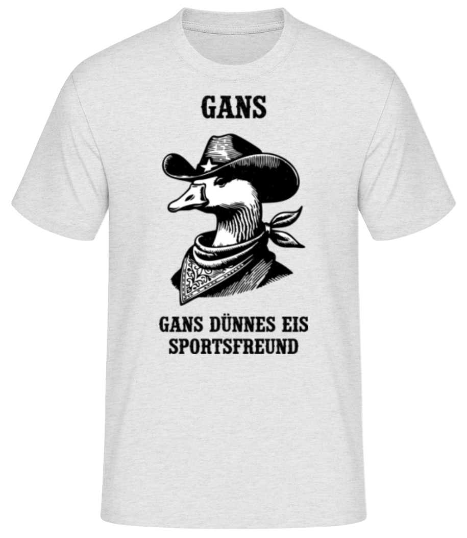 Gans Dünnes Eis · Männer Basic T-Shirt
