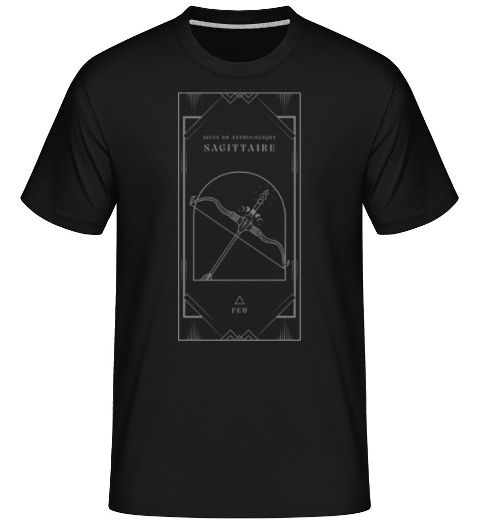 Art Déco Signe Astrologique Sagittaire ·  T-Shirt Shirtinator homme