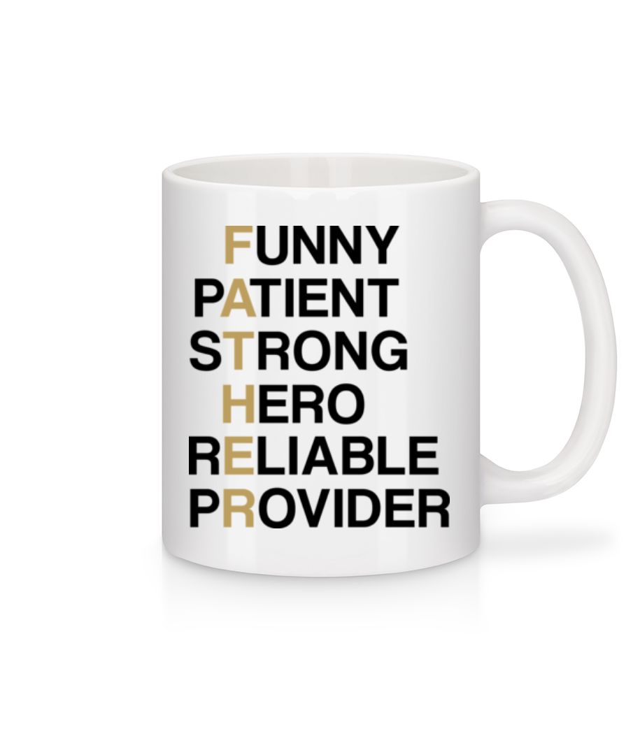 FATHER - Definition · Mug en céramique blanc