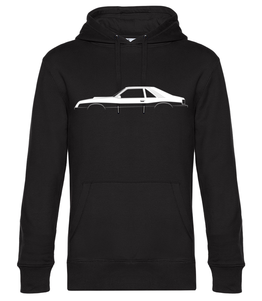 'Ford Mustang McLaren M81' Silhouette - Sweat à capuche premium Unisexe - Noir - Devant