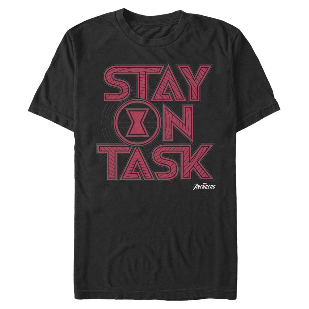 Marvel - Black Widow Stay On Task - Homme T-shirt