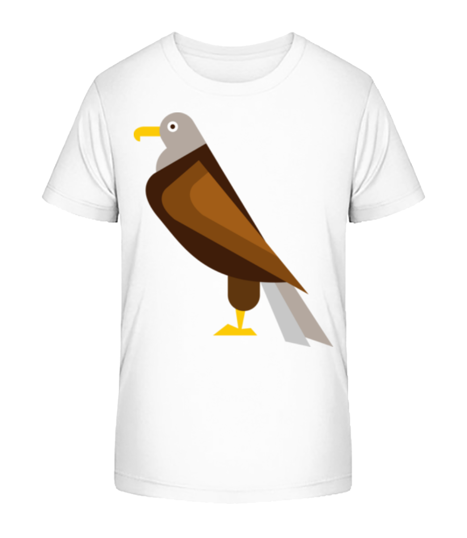 Aigle Comic - T-shirt bio Enfant Stanley Stella 2.0 - Blanc - Devant