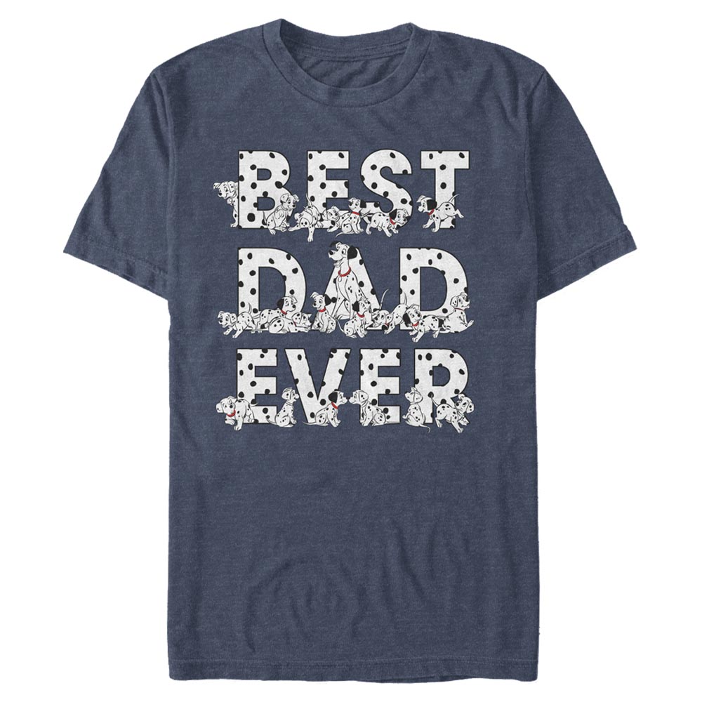 Disney Classics - Les 101 Dalmatiens - Photo de groupe Pongo Best Dad Ever - Father's Day - Homme T-shirt