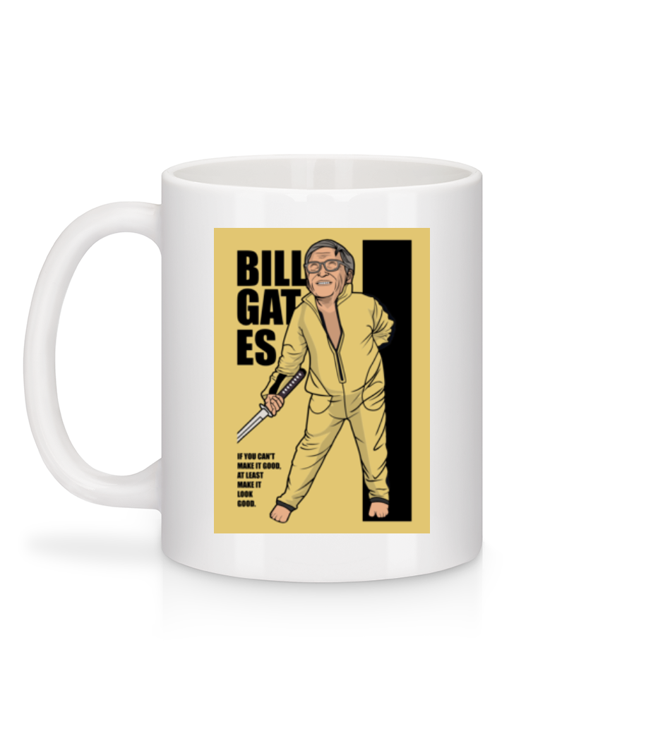 Bill Gates - Mug en céramique blanc - Blanc - Derrière