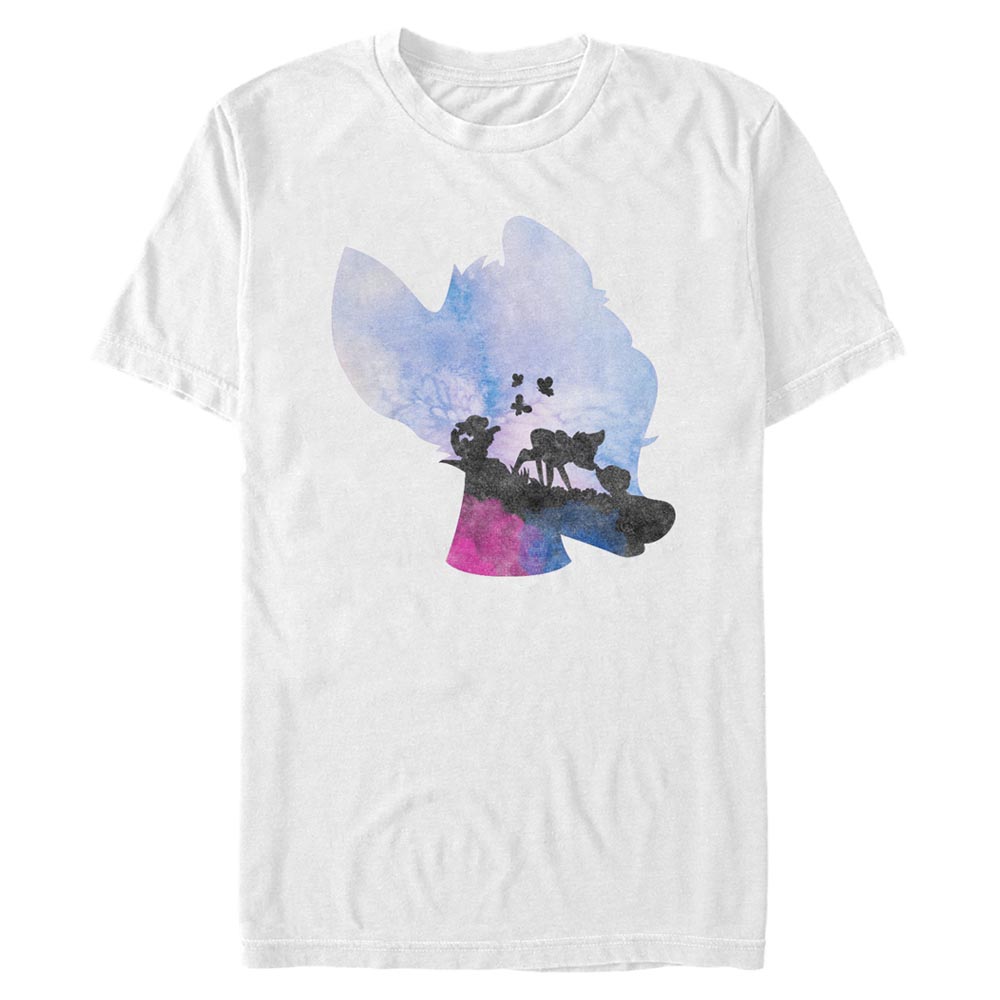 Aperçu: Disney - Bambi - Bambi Watercolor - Homme T-shirt - Blanc - Devant