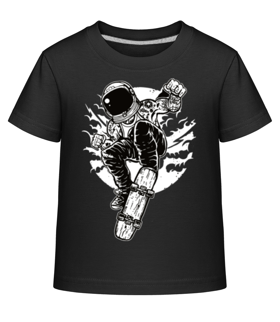 Aperçu: Space Skater - T-shirt shirtinator Enfant - Noir - Devant