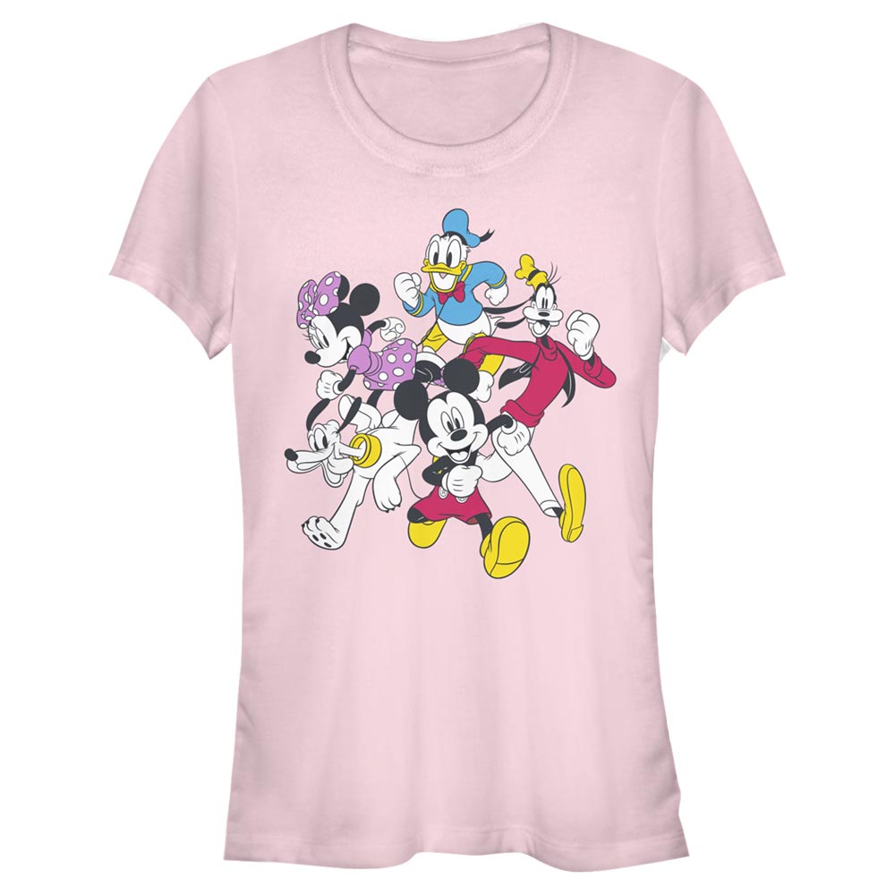 Disney - Mickey Mouse - Photo de groupe Mickey And Friends - Femme T-shirt