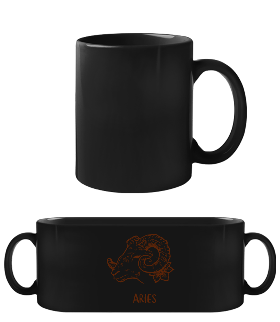 Scribble Style Zodiac Sign Aries · Tasse Noire