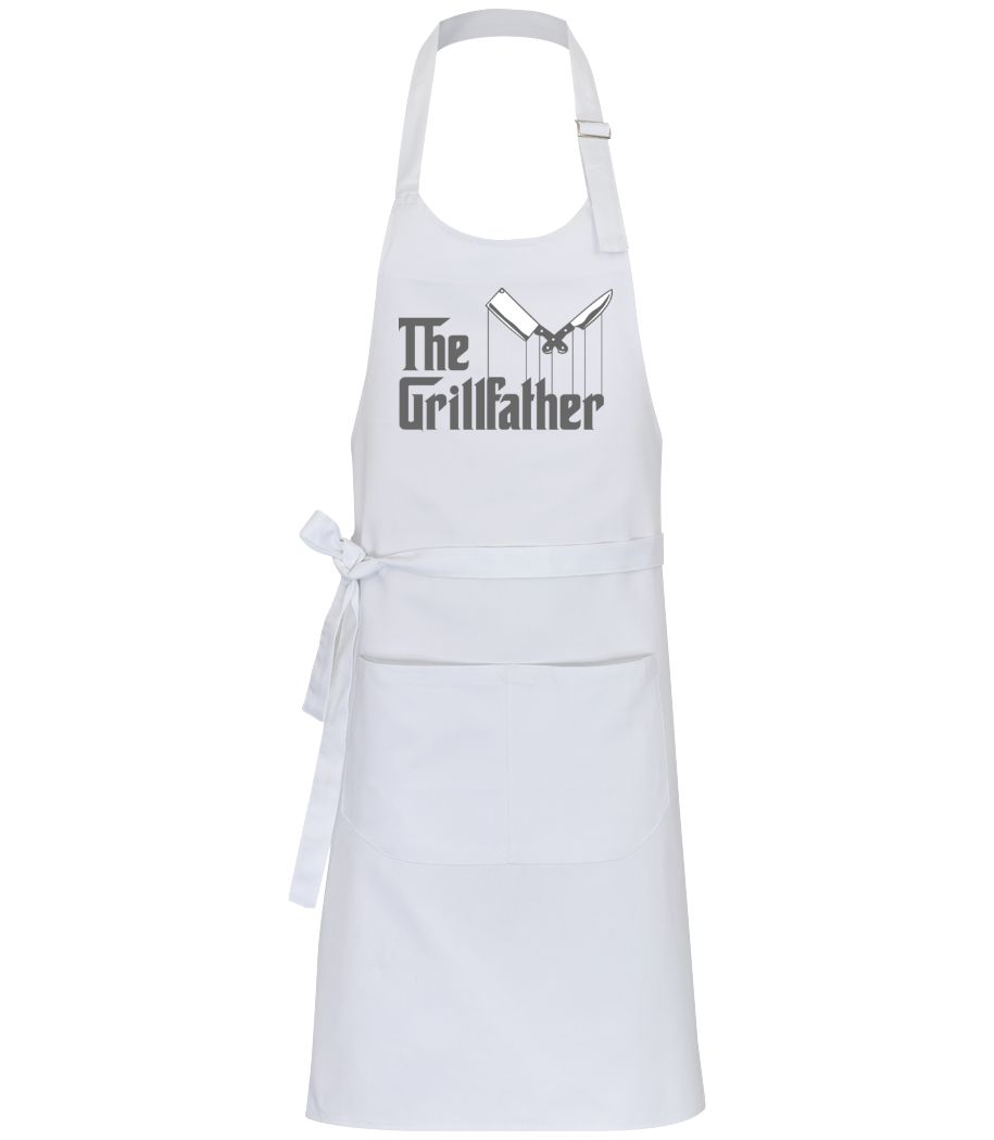 The Grillfather - Tablier professionnel - Blanc - Devant
