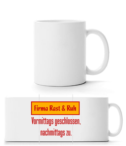 Firma Rast & Ruh · Panoramatasse