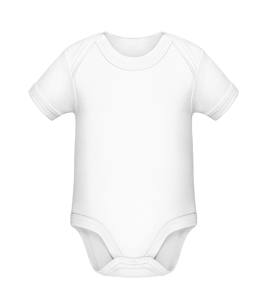 Body manches courtes bio - Blanc - Devant