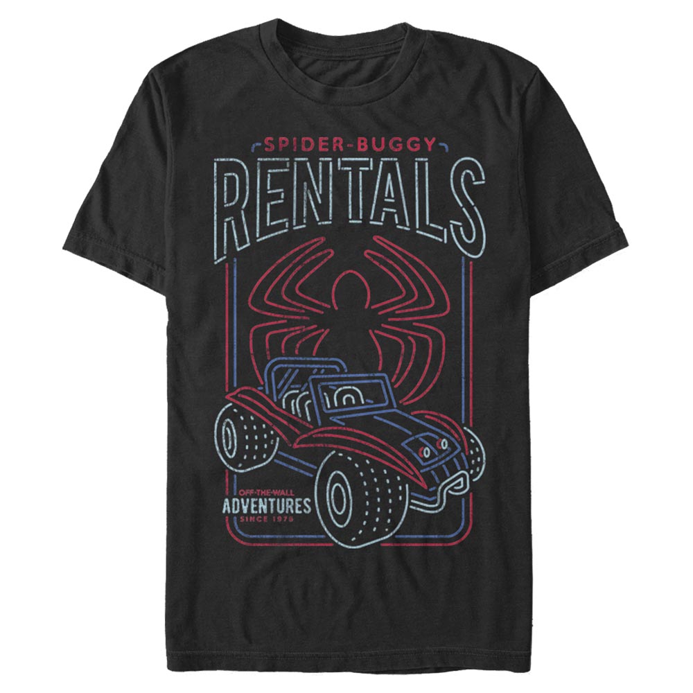 Aperçu: Marvel - Spider-Man - Spider-Man Spidey-Buggy Rentals - Homme T-shirt - Noir - Devant