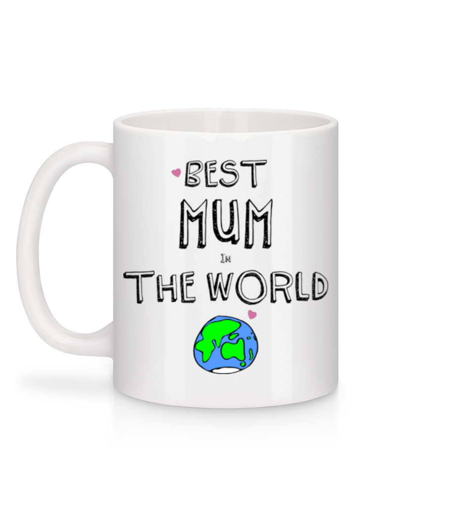 Aperçu: Best Mum In The World - Mug en céramique blanc - Blanc - Derrière