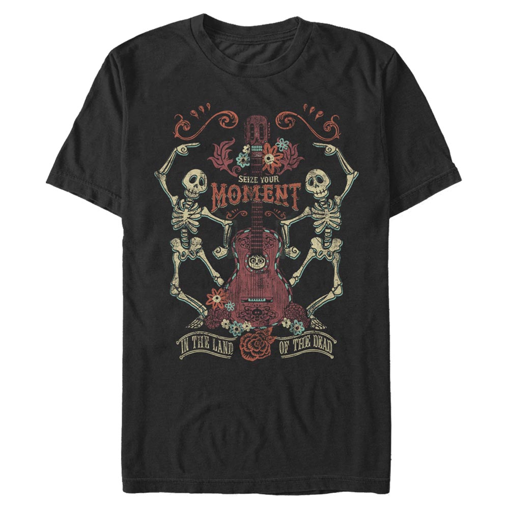 Aperçu: Pixar - Coco - Skupina Viva - Homme T-shirt - Noir - Devant