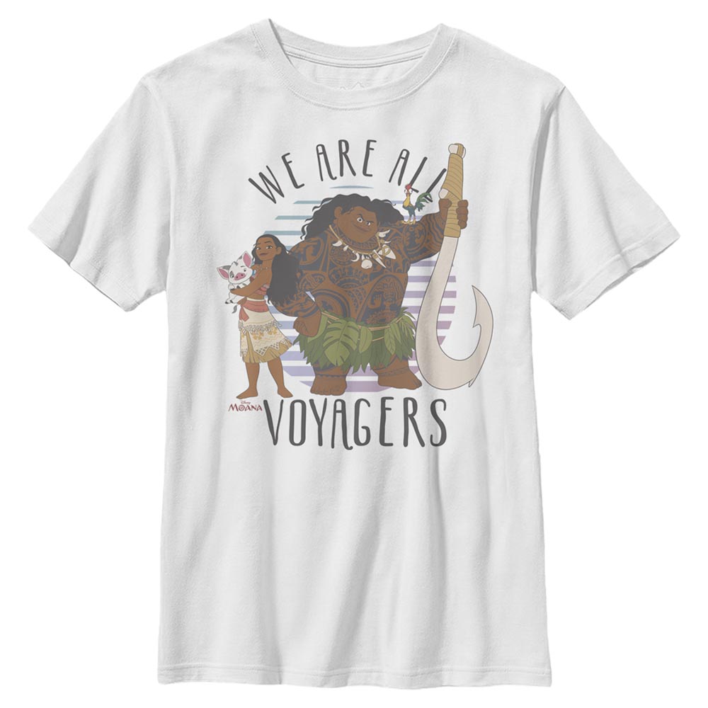 Disney - Vaiana : La Légende du bout du monde - Photo de groupe We Are All Voyagers - Enfant T-shirt