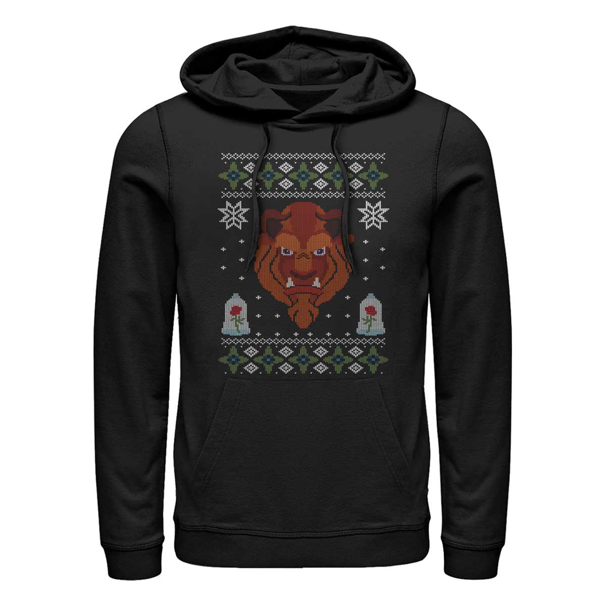 Disney - La Belle et la Bête - La Bête The Ugly - Christmas - Unisex Sweat à capuche