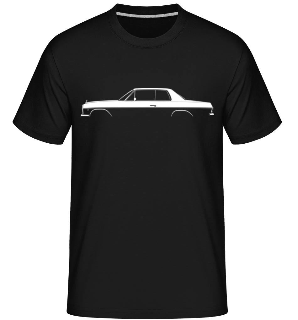 Aperçu: 'Mercedes-Benz 280 C (W114)' Silhouette -  T-Shirt Shirtinator homme - Noir - Devant