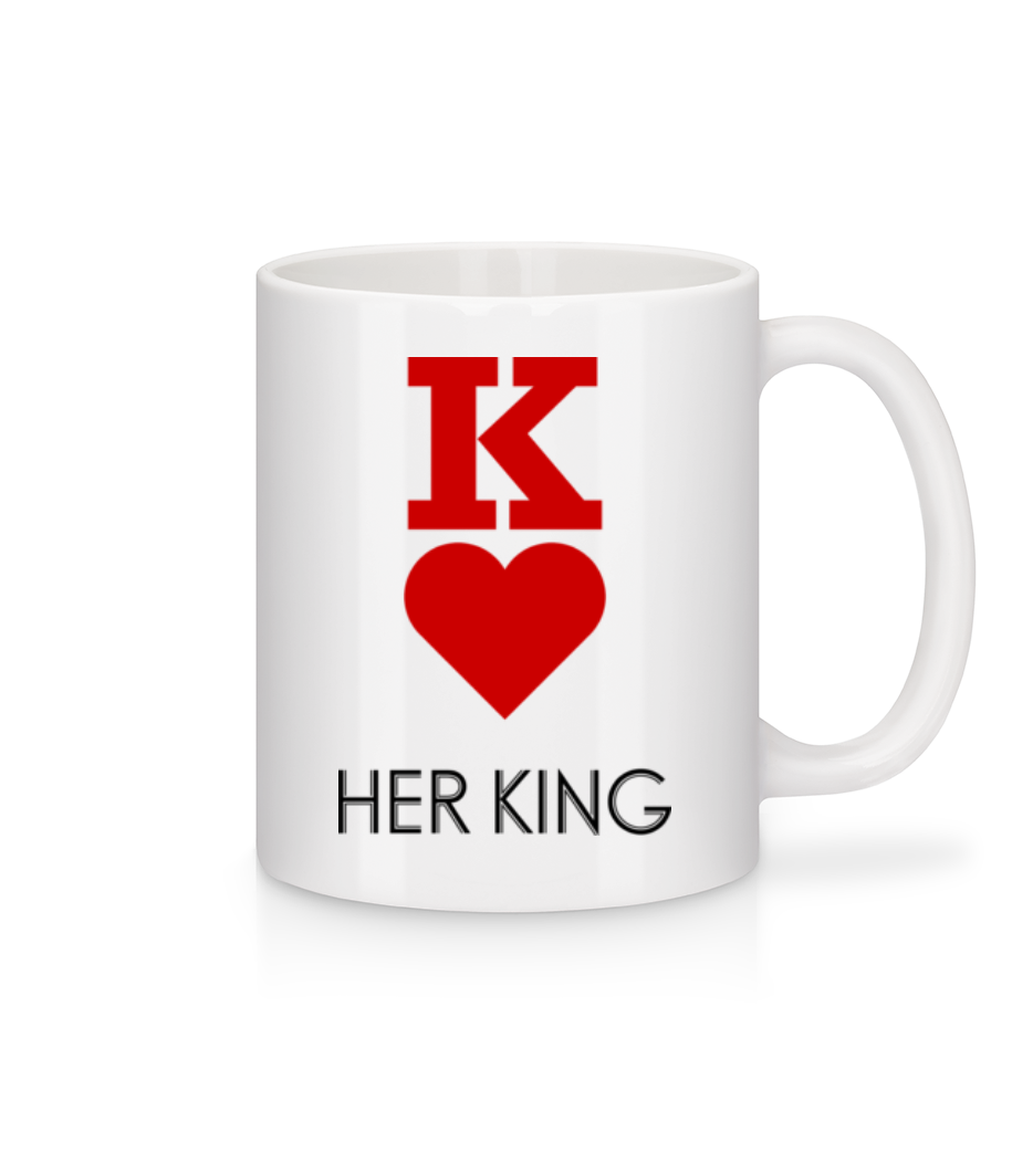 Her King · Mug en céramique blanc