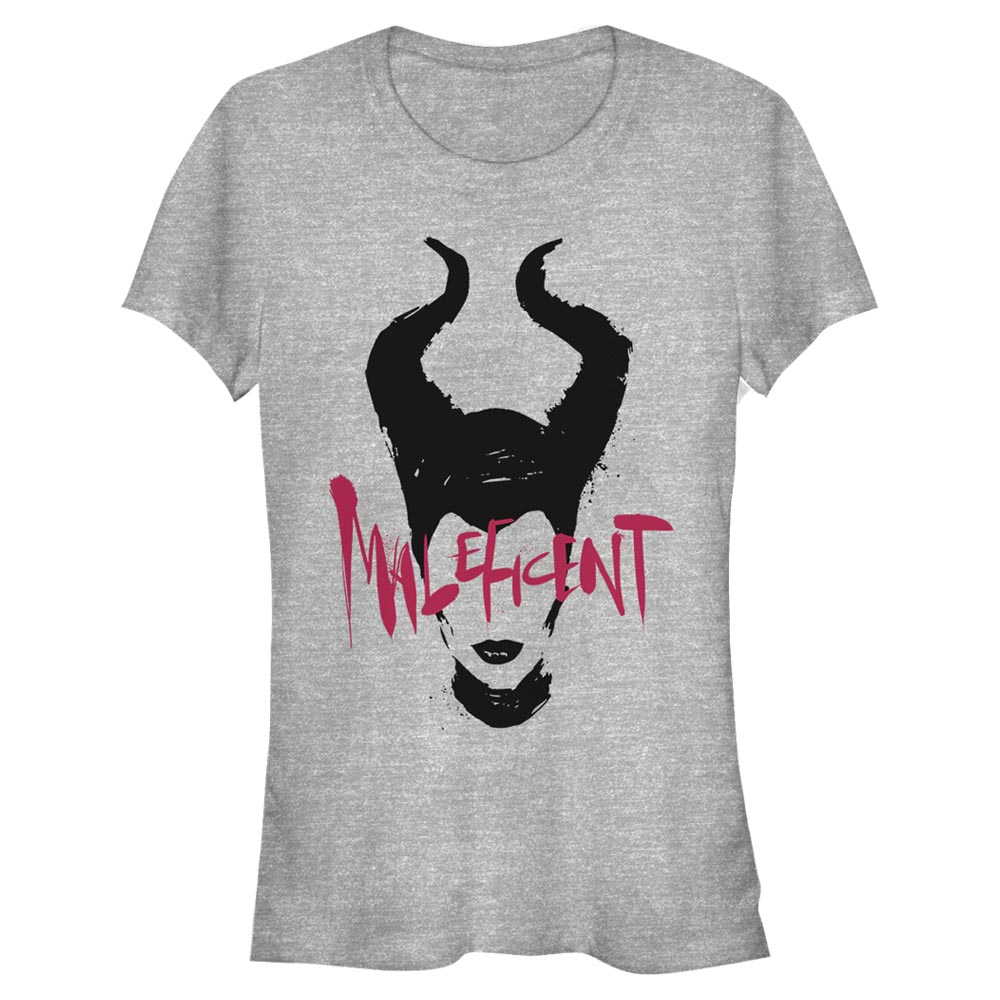 Disney - Maléfique Le Pouvoir du Mal - Maléfique Paint Silhouette - Femme T-shirt