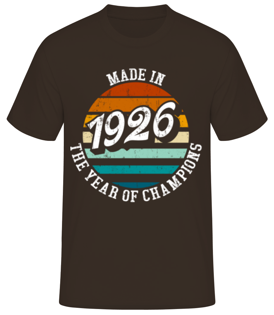 1926 The Year Of Champions · T-shirt standard Homme
