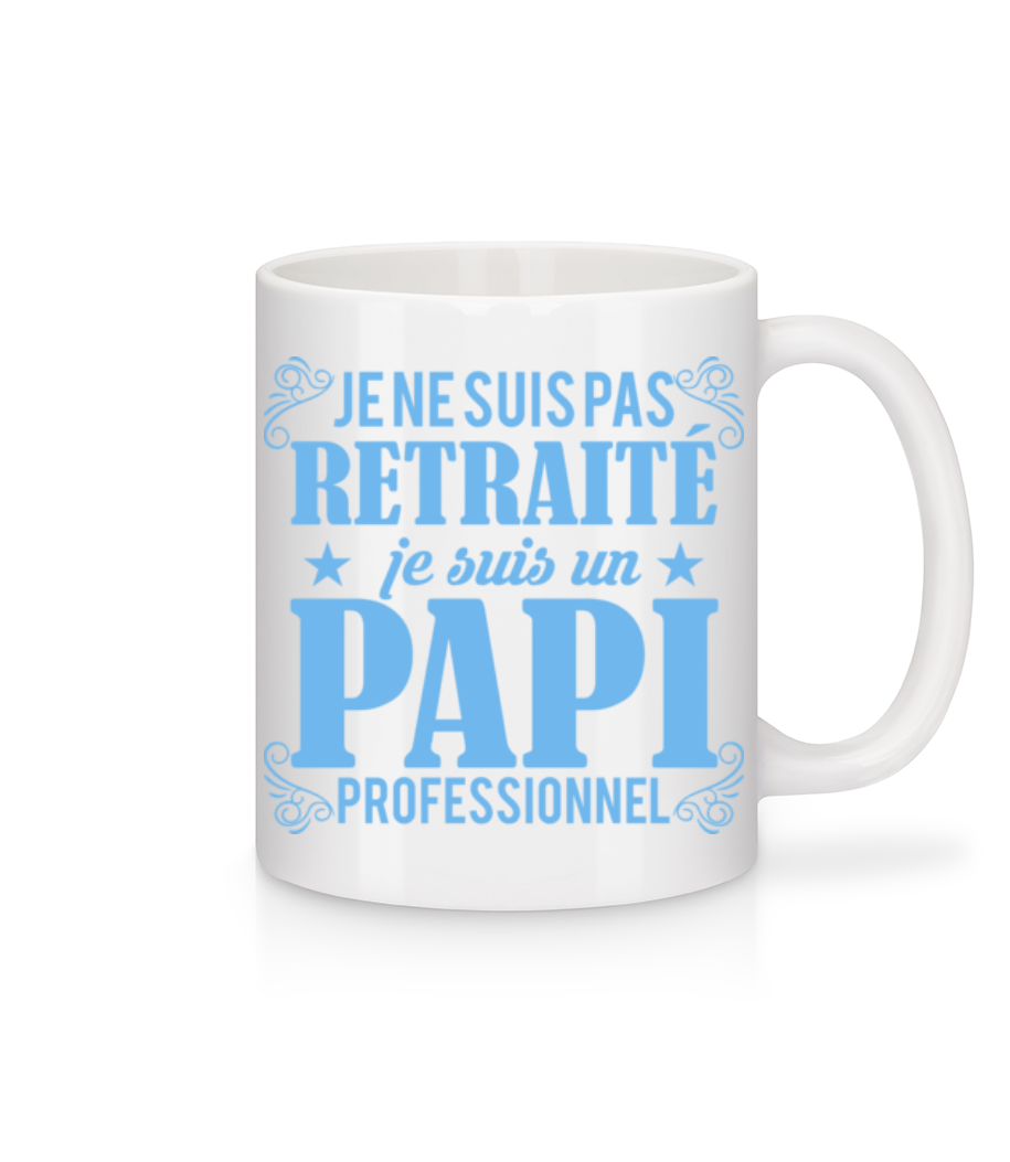 Je Ne Suis Pas Retraité · Mug en céramique blanc