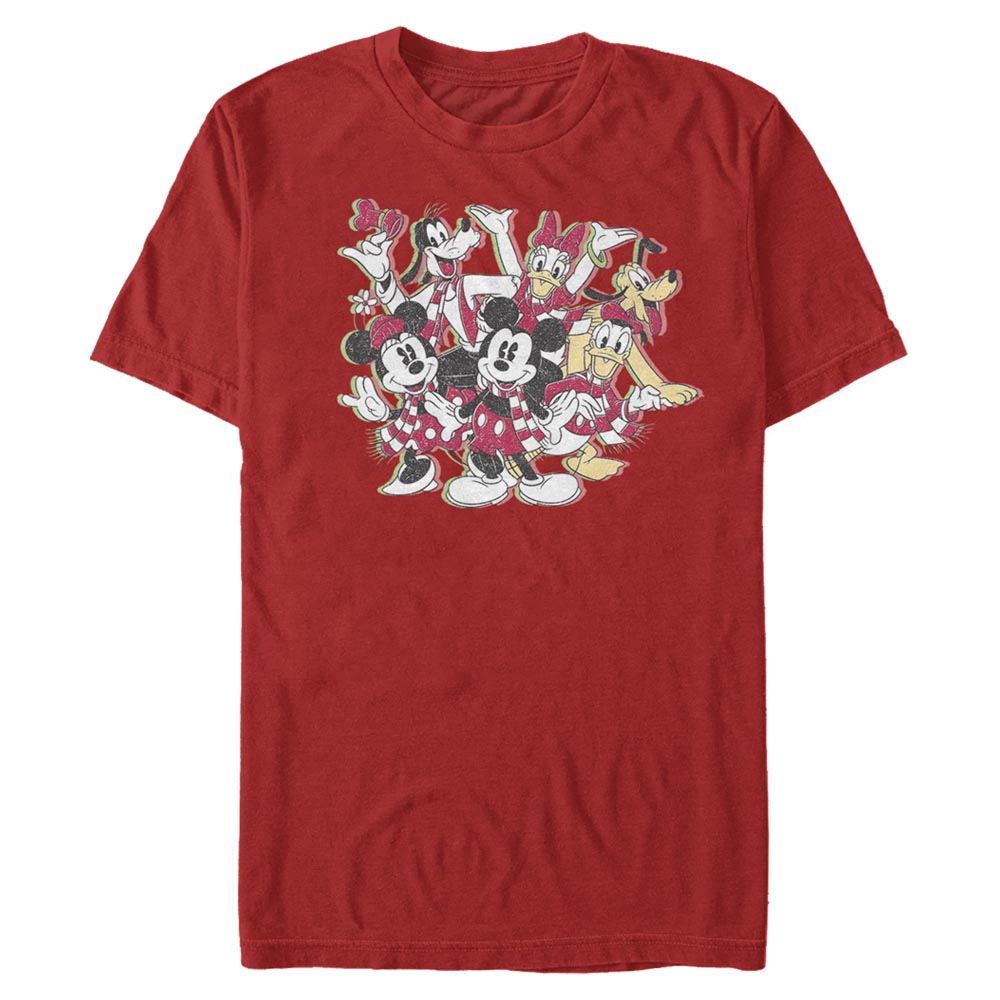 Disney Classics - Mickey Mouse - Photo de groupe Sensational Holiday - Christmas - Homme T-shirt